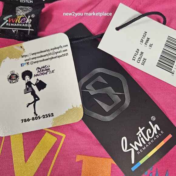 New bleecker & Mercer Mens Short Sleeve PINK MULTICOLOR T Shirt SIZE EXTRA LARGE - Picture 7 of 8